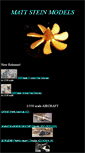 Mobile Screenshot of mattsteinmodels.com